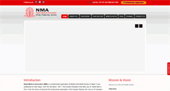 Desktop Screenshot of nma.org.np
